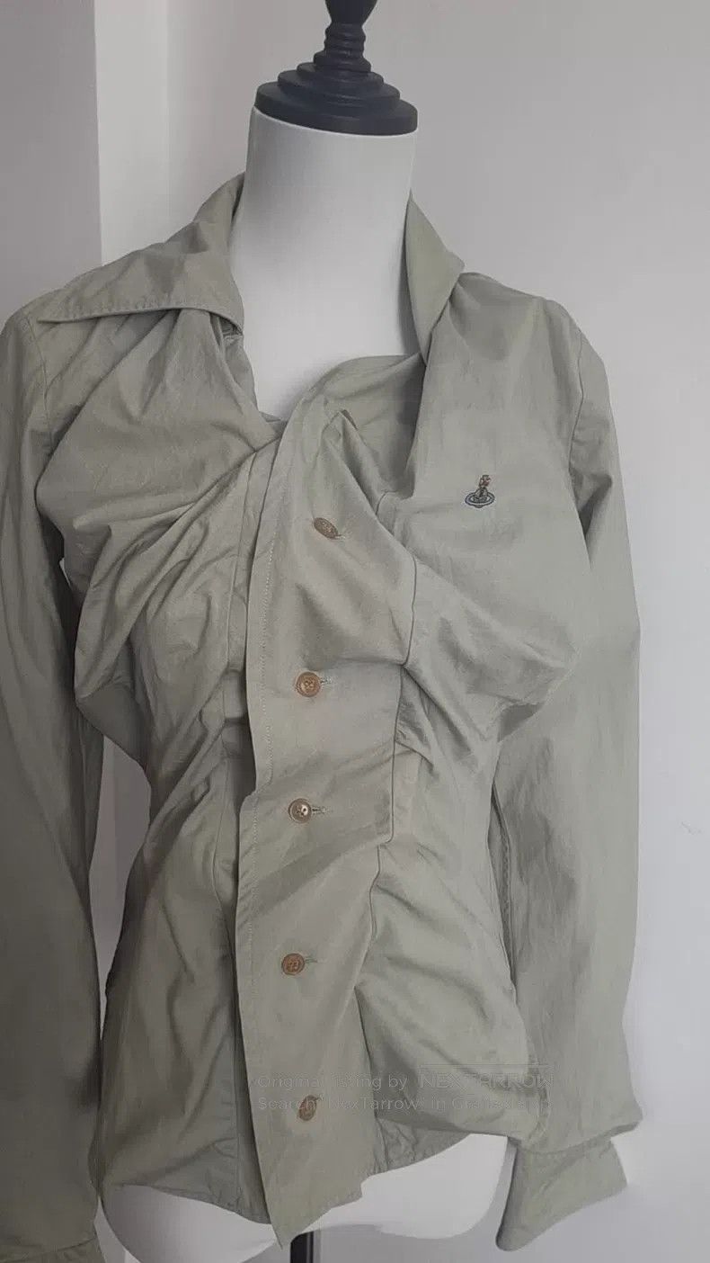 Vivienne Westwood Vivienne Westwood Tea Green Drunkard Shirt Size XS / US 0-2 / IT 36-38 - 1 Thumbnail