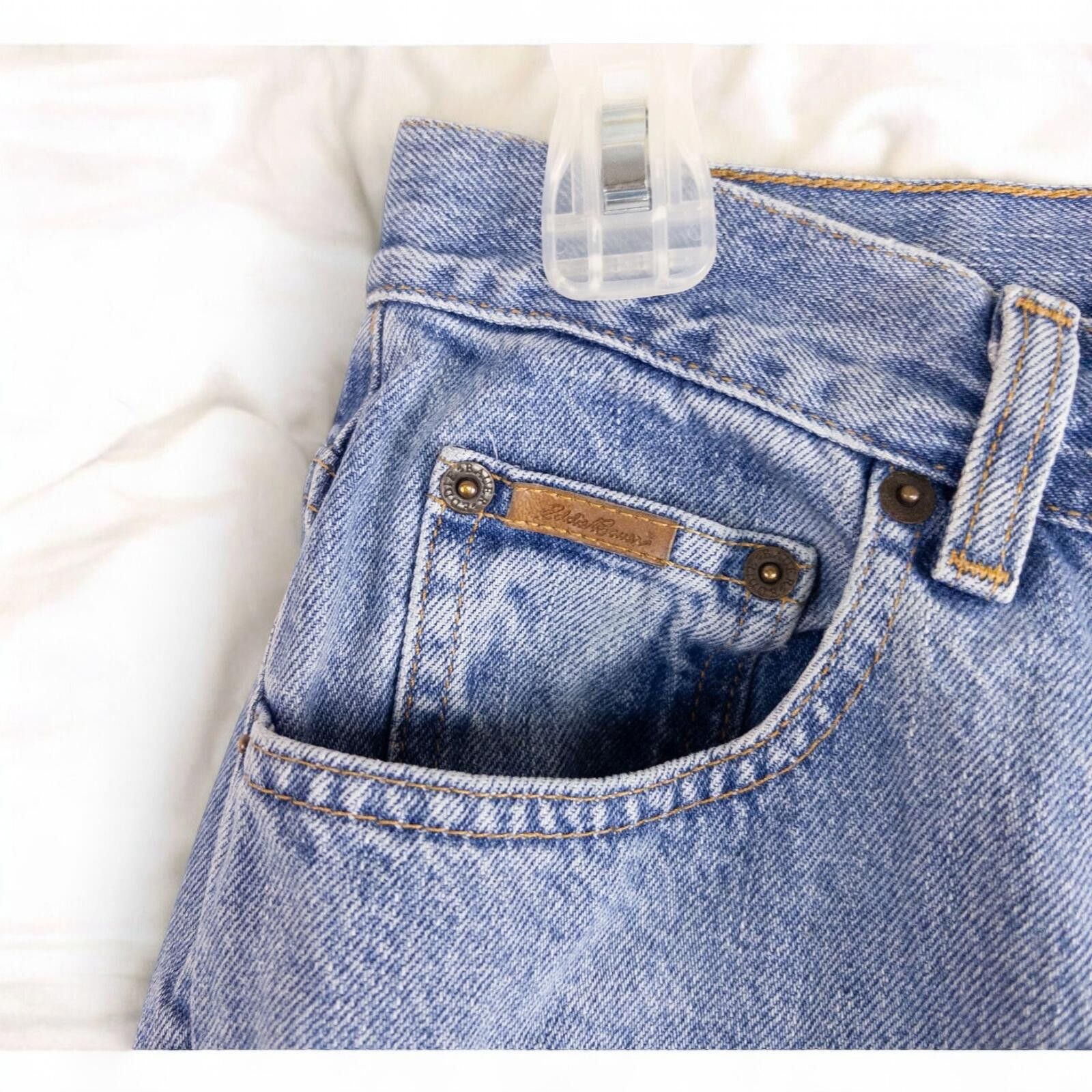 Eddie Bauer Eddie Bauer Vintage Blue Solid Capri Pants Womens 10 Medium Size 32" / US 10 / IT 46 - 4 Thumbnail