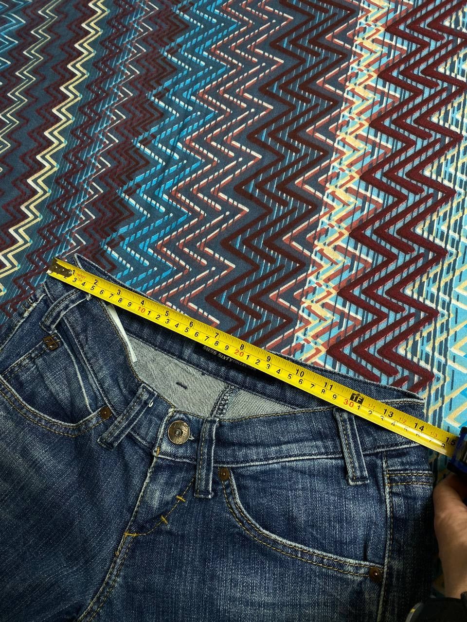 Miss Sixty × Vintage Miss Sixty lady`s flare jeans denim vintage Size 28" / US 6 / IT 42 - 9 Thumbnail