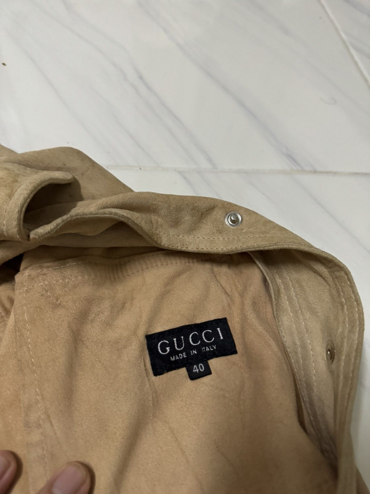 Gucci Gucci suede leather jacket size 40 Size S / US 4 / IT 40 - 13 Thumbnail