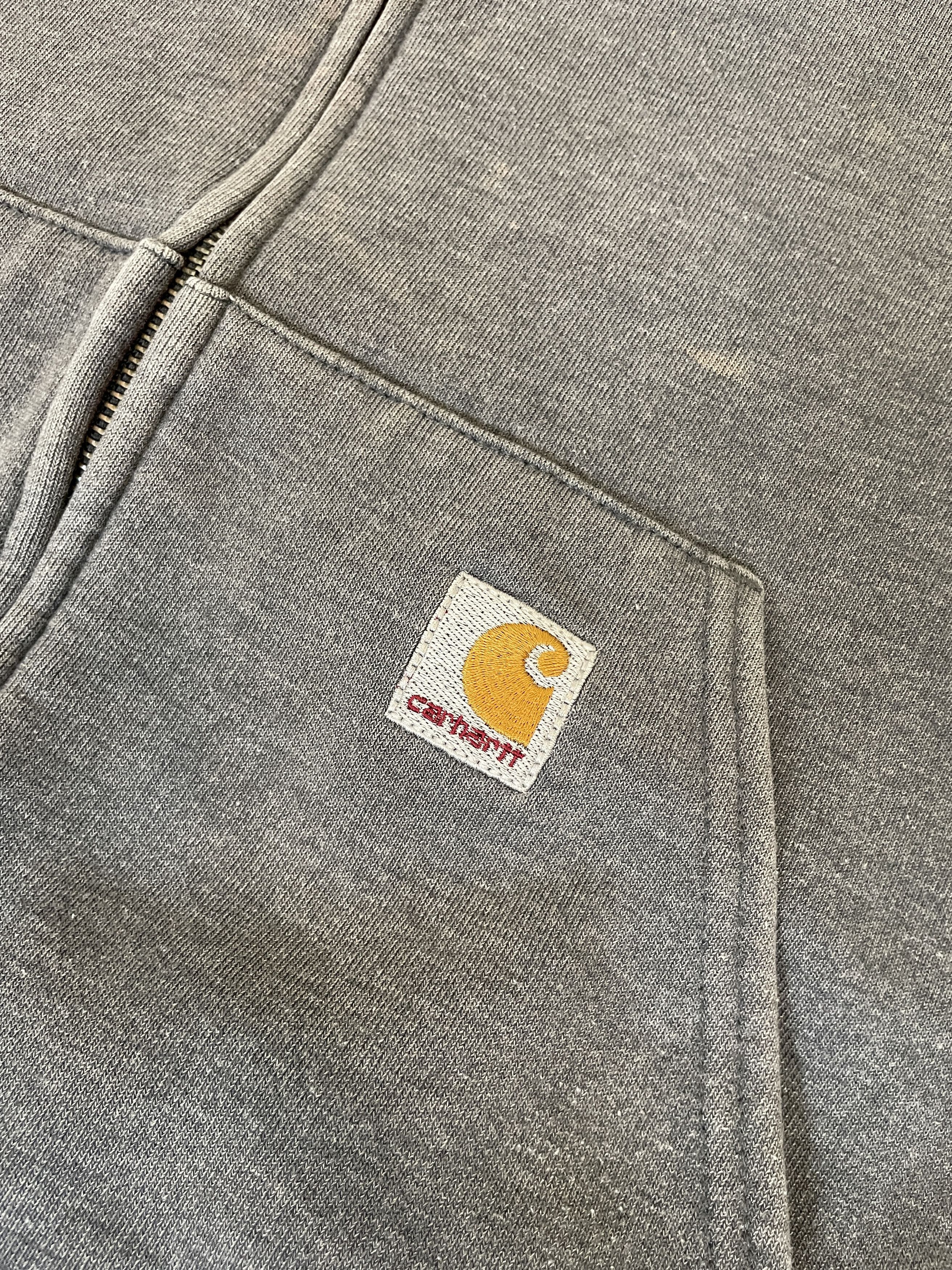 Carhartt Carhartt Zip Hoodie Blank Faded Distressed Thrashed Size US M / EU 48-50 / 2 - 6 Thumbnail