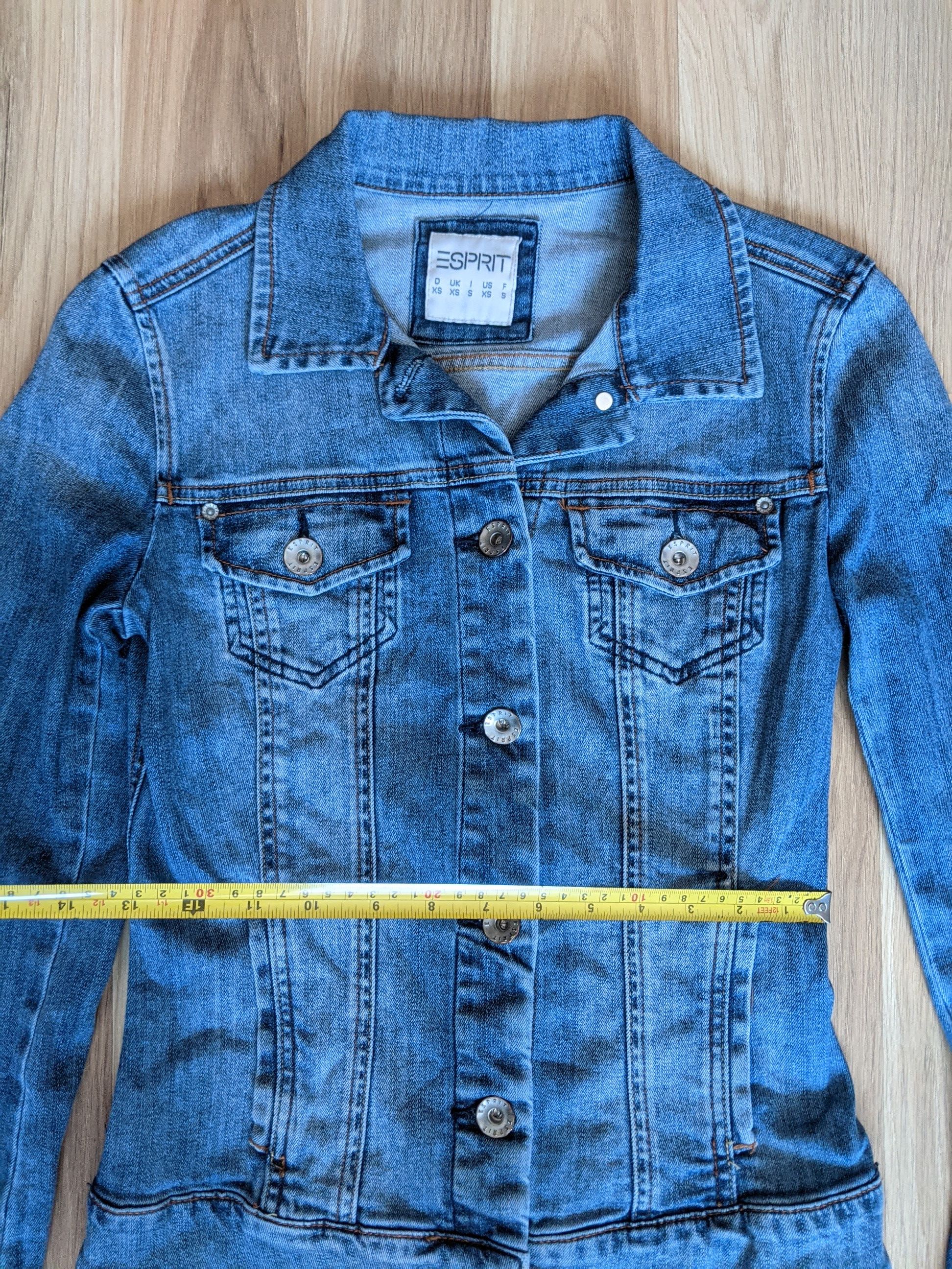 Esprit ESPRIT Womens Denim Jacket size XS US Blue Cotton Size XS / US 0-2 / IT 36-38 - 9 Thumbnail