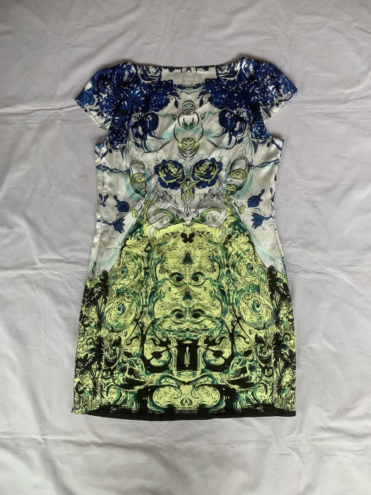 Just Cavalli Roberto Cavalli Vintage AOP Dress Size M / US 6-8 / IT 42-44 - 11 Thumbnail