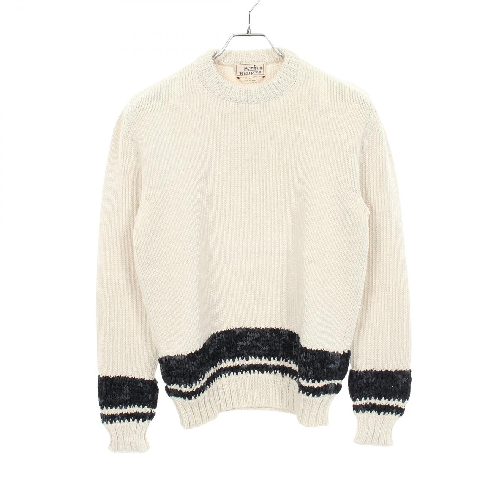 Hermes Hermes Hermes Cotton Knit Top Textile Tops DUTY FREE for USA Size ONE SIZE - 1 Thumbnail