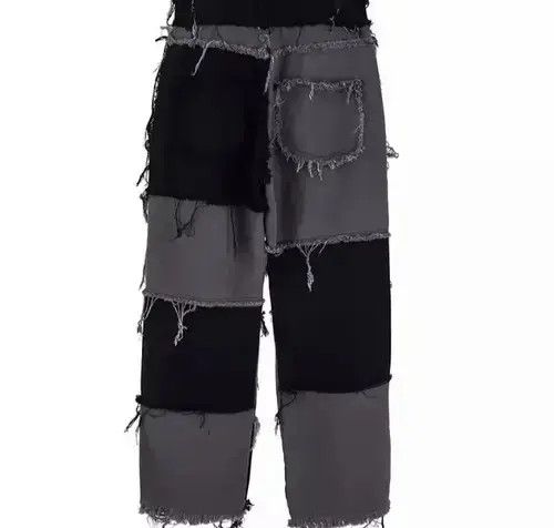 Jean × Vintage Patchwork denim jeans Size US 32 / EU 48 - 4 Thumbnail