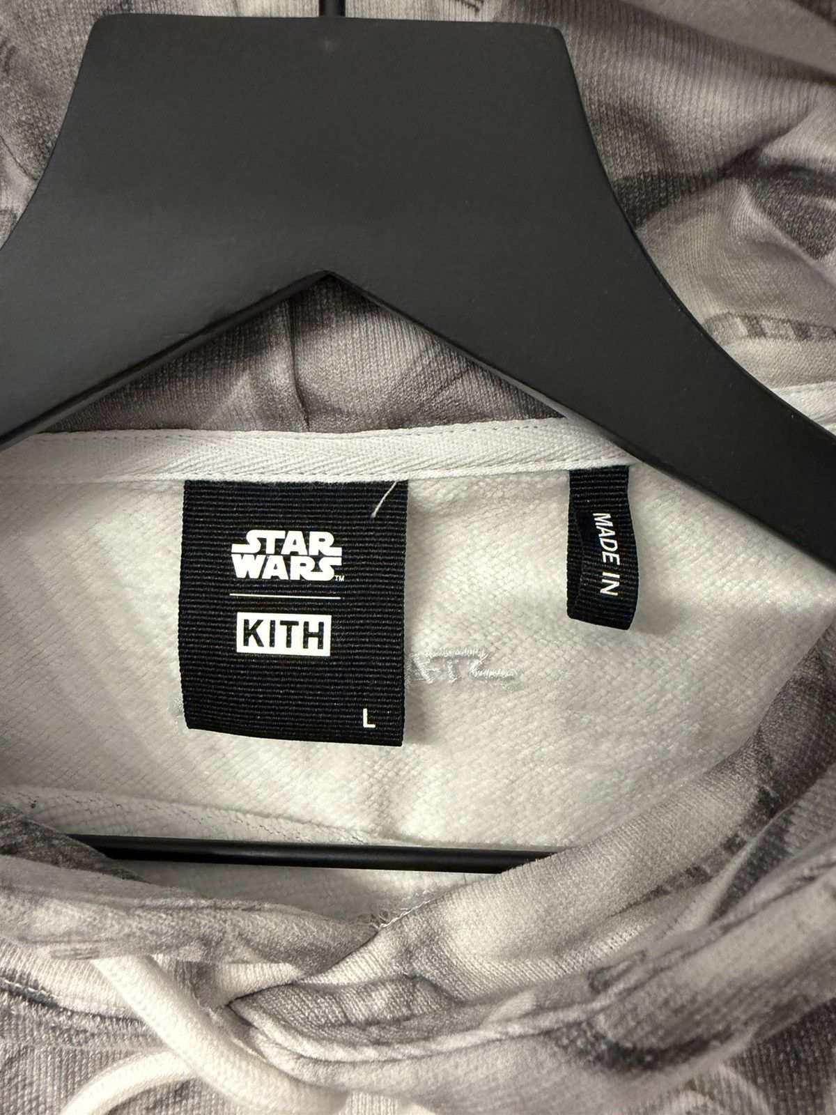 Kith Star wars Storm Trooper Hoodie size large Brand New