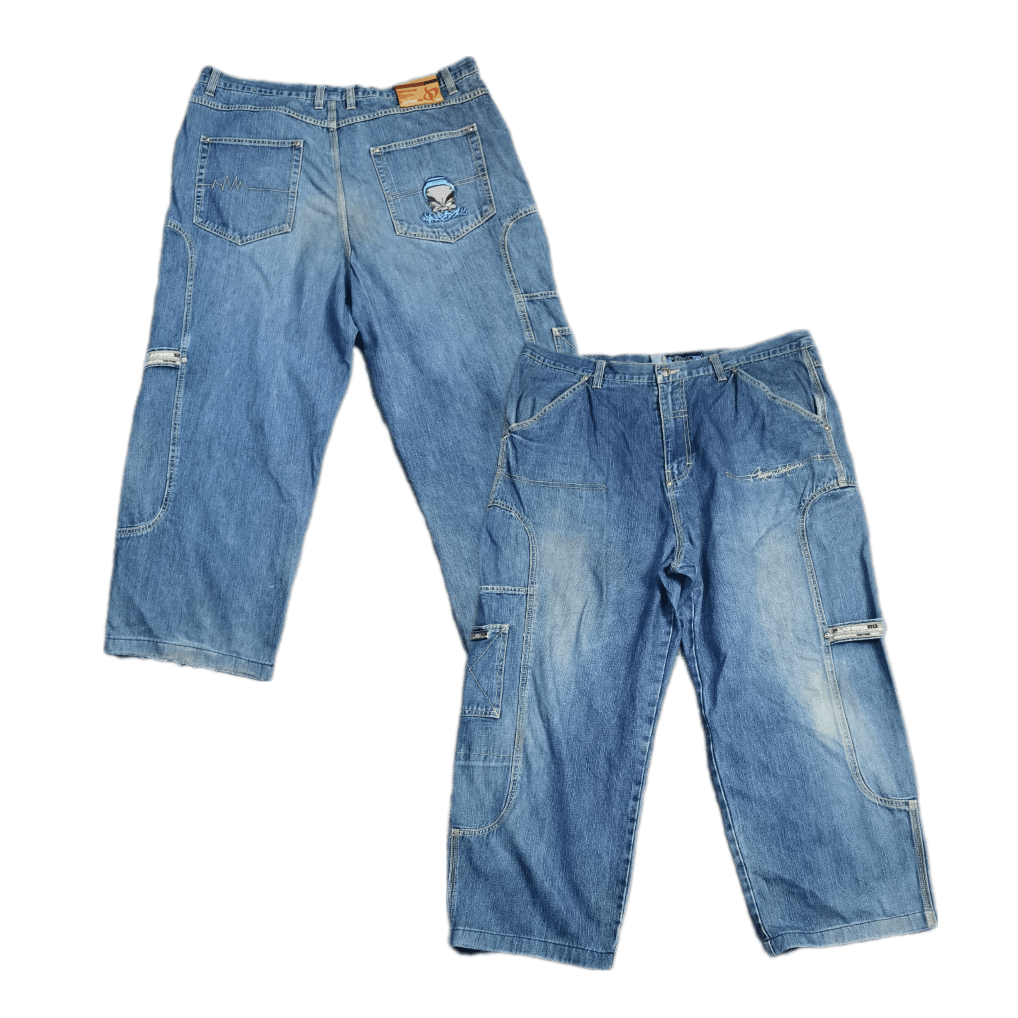 JNCO Vintage 90s Oversized Player69 Hiphop Baggy Pants Size US 42 / EU 58 - 1 Thumbnail