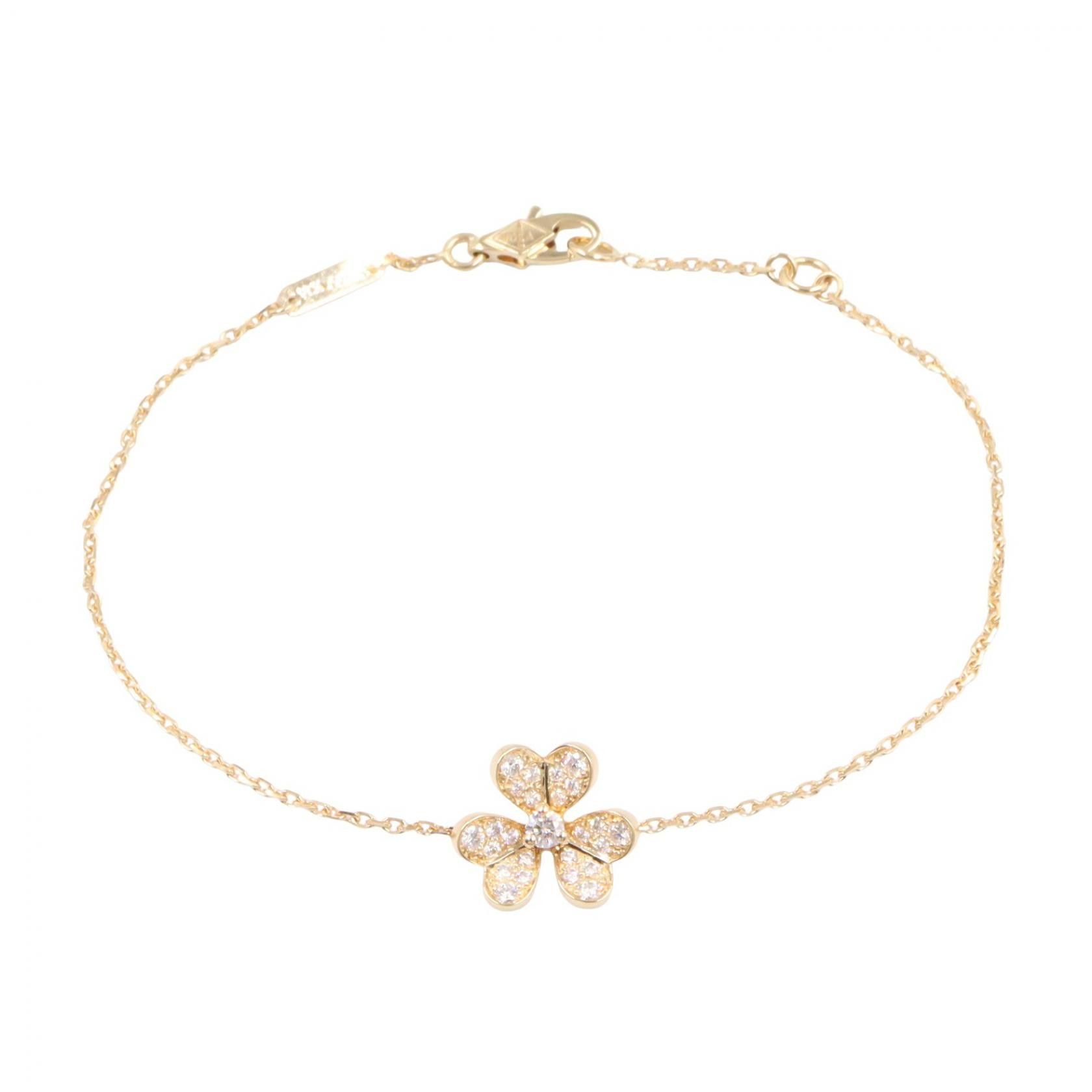 Van Cleef & Arpels Van Cleef & Arpels Van Cleef & Arpels Frivole Mini Au750 Diamond Bracelet Precious Metal Bracelet DUTY FREE for USA Size ONE SIZE - 1 Thumbnail