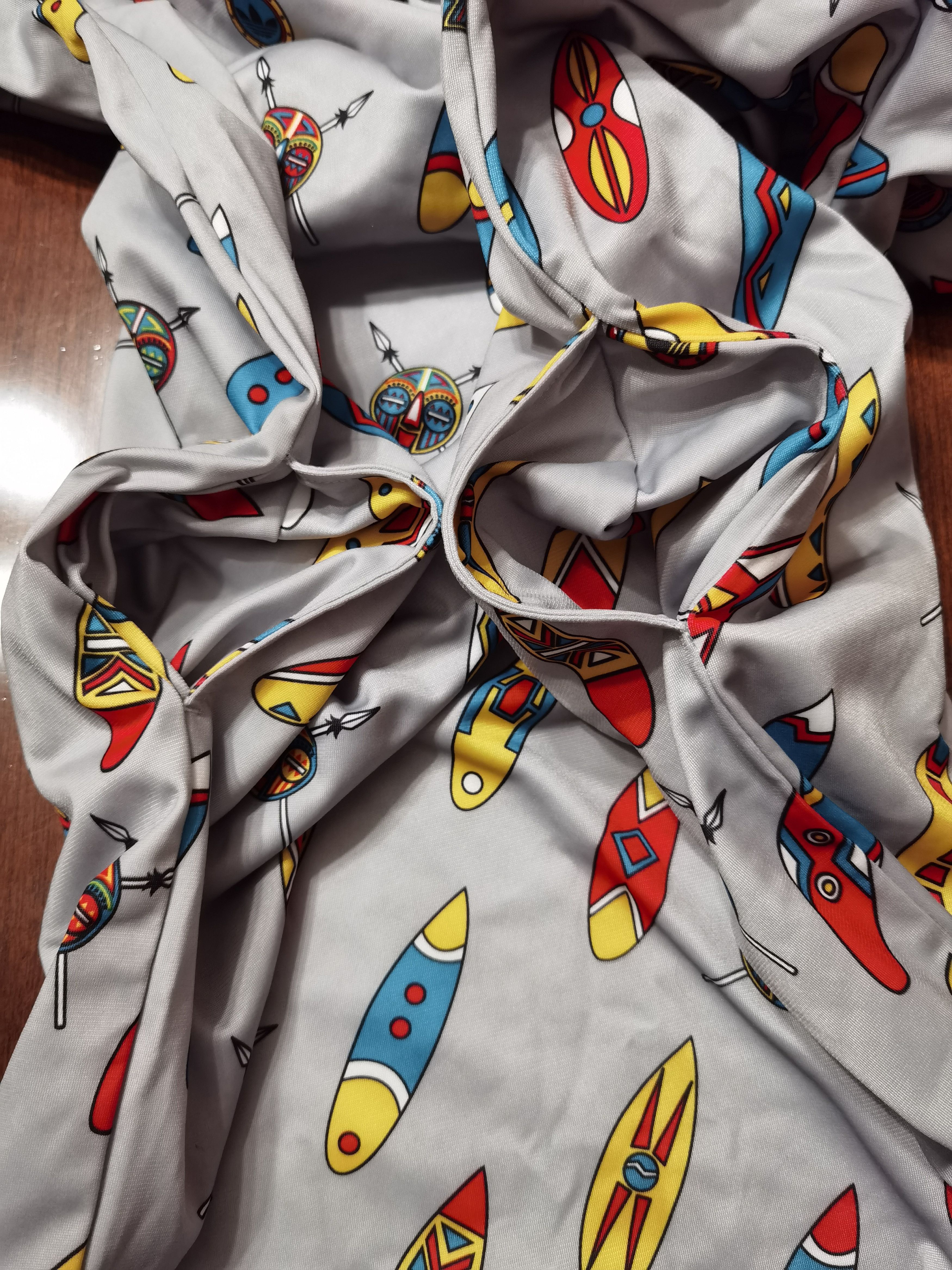 Adidas × Jeremy Scott Adidas Jeremy Scott African Surfboards Dress Jumper M P14055 Size M / US 6-8 / IT 42-44 - 12 Thumbnail
