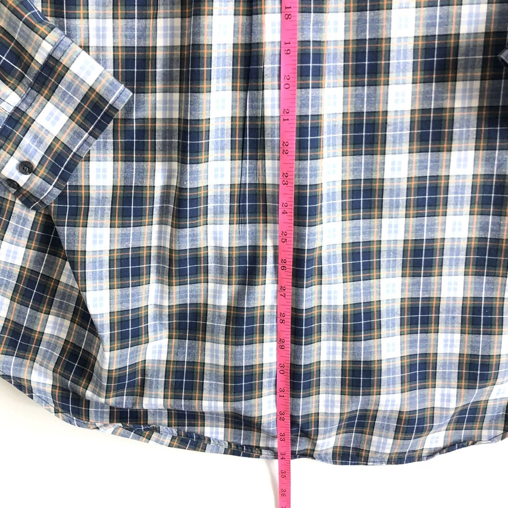 Gap Gap Mens Plaid Long Sleeve Shirt Large Blue Size US L / EU 52-54 / 3 - 5 Thumbnail