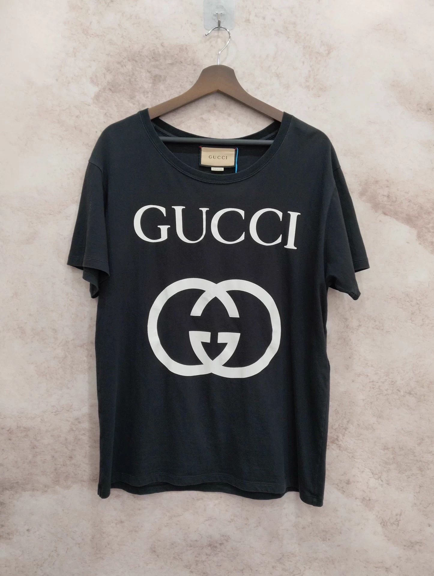 GUCCI Logo Print SS T-Shirt S