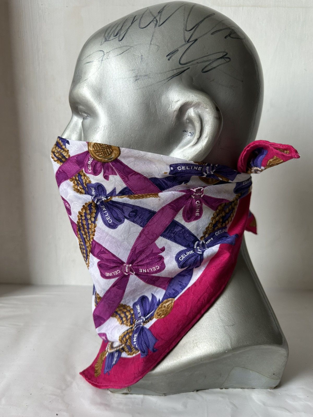 Vintage Vintage Celine Handkerchief/ Neckerchief/ Bandana Size ONE SIZE - 3 Thumbnail