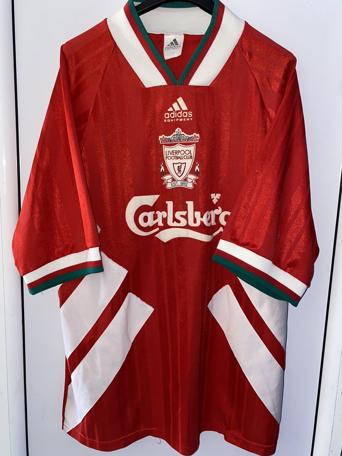 Soccer Jersey × Vintage Liverpool 1993/1994/1995 | Grailed