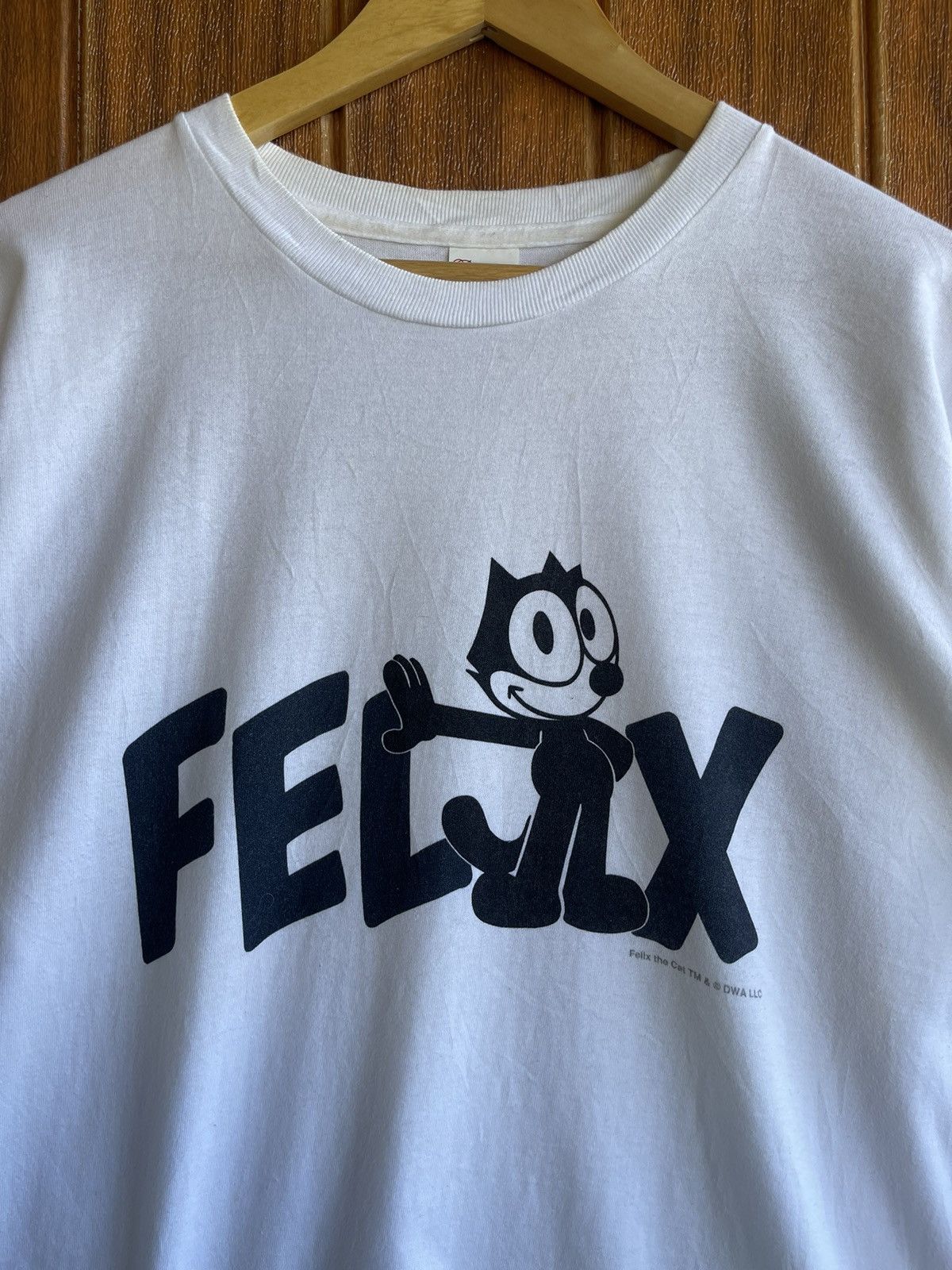 Beauty Beast Vintage’y2k🔥FELIX THE CAT🔥Big Logo White Tshirt Size US L / EU 52-54 / 3 - 2 Thumbnail