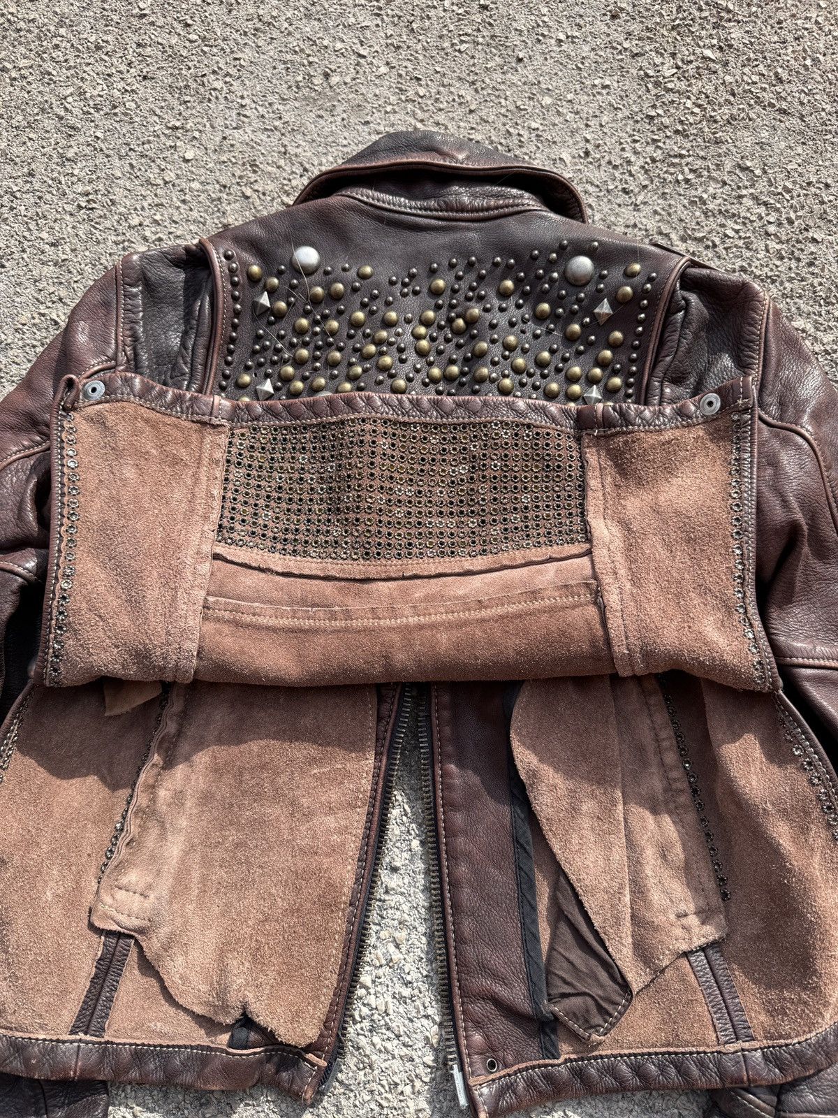 Hollywood Trading Company Hollywood Trading Company HTC studded cowhide leather biker Size M / US 6-8 / IT 42-44 - 9 Thumbnail