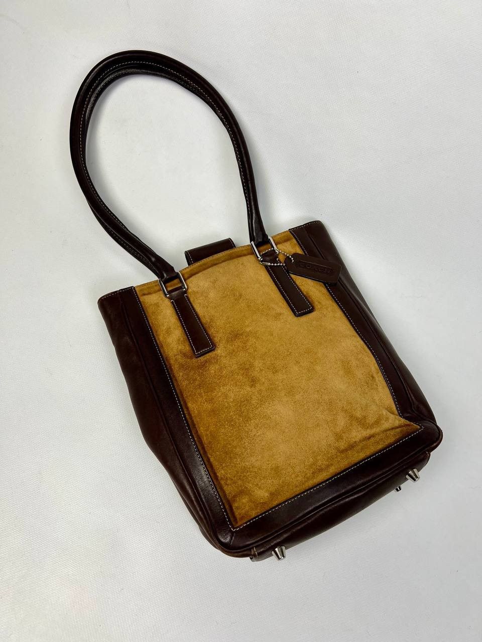 Coach Vintage Legacy Suede Bonnie’s Coach Tote Bag Y2K Size ONE SIZE - 2 Thumbnail