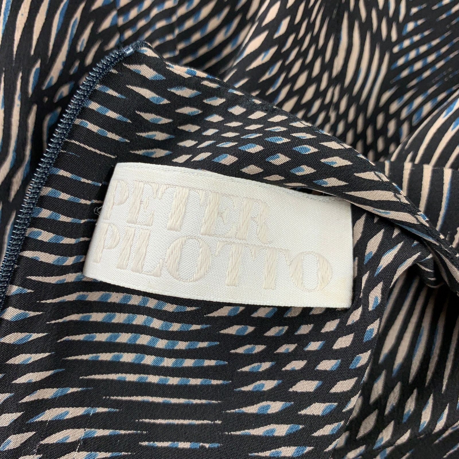 Peter Pilotto Size 6 Multi-Color Sequined Beaded Silk Shift Dress Size M / US 6-8 / IT 42-44 - 7 Thumbnail