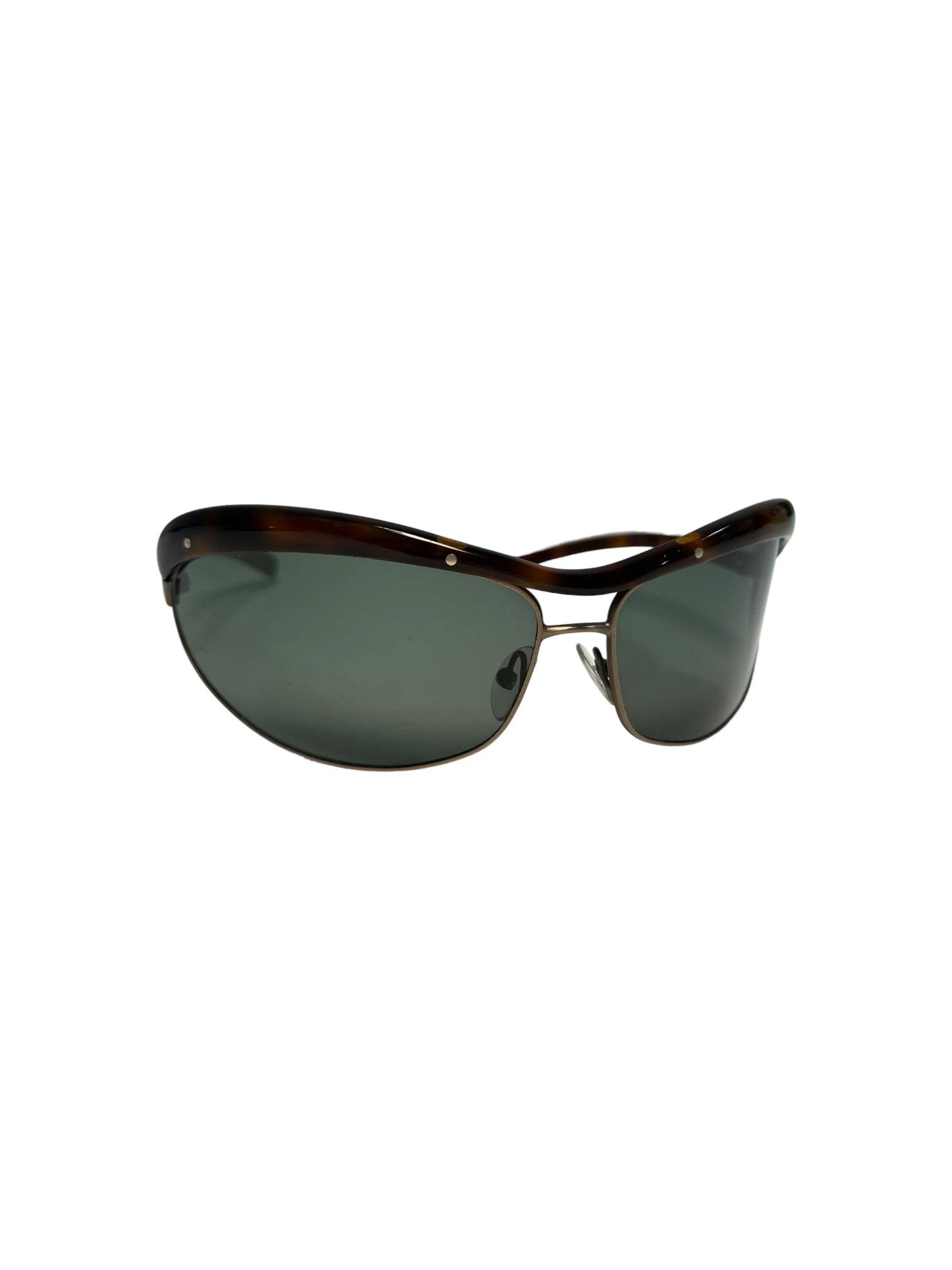 Bottega Veneta Bottega Veneta Tortoiseshell Aviator Sunglasses Size ONE SIZE - 3 Thumbnail