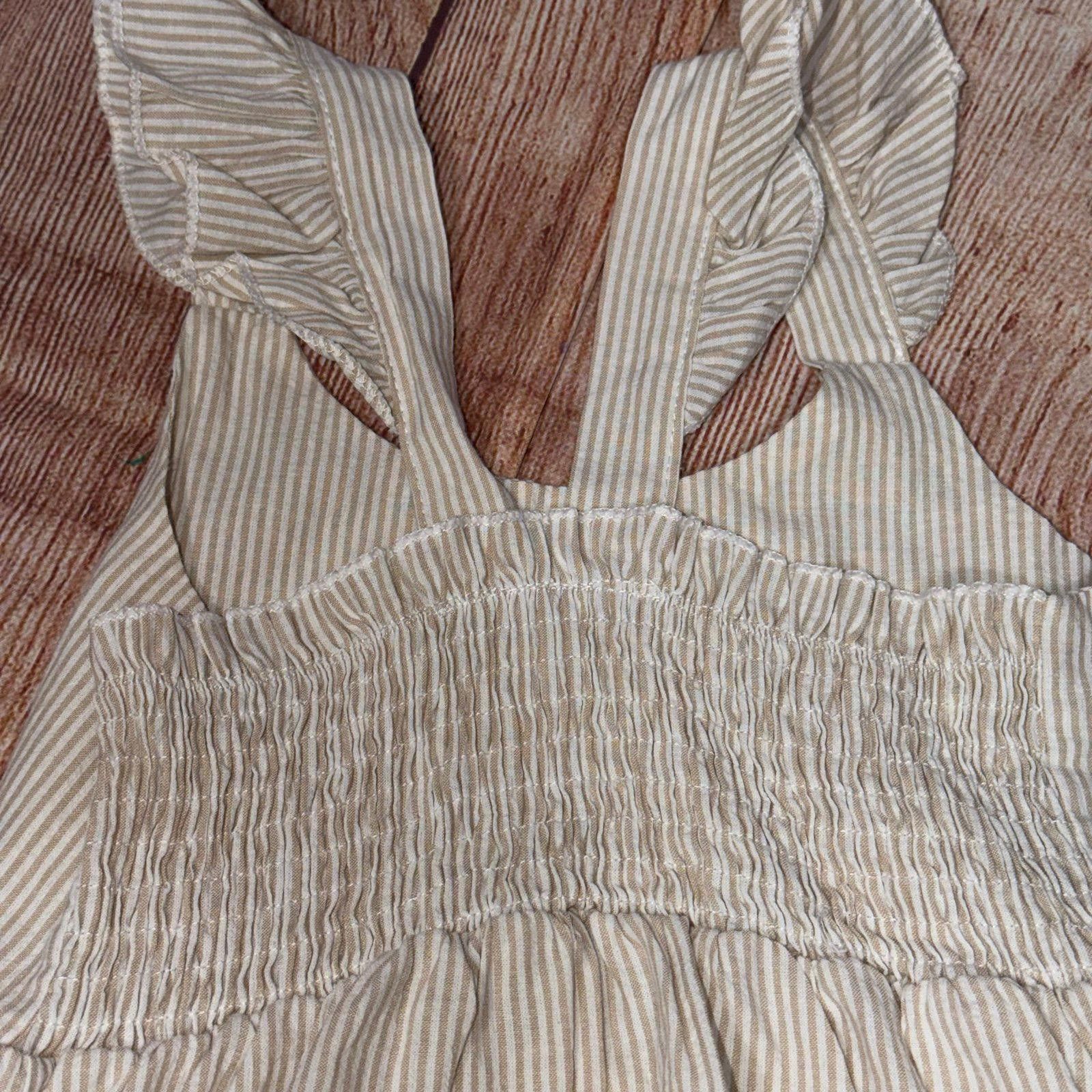 Other Striped Ruffle Sleeve Girls 5/6 Dress Size XS / US 0-2 / IT 36-38 - 4 Thumbnail