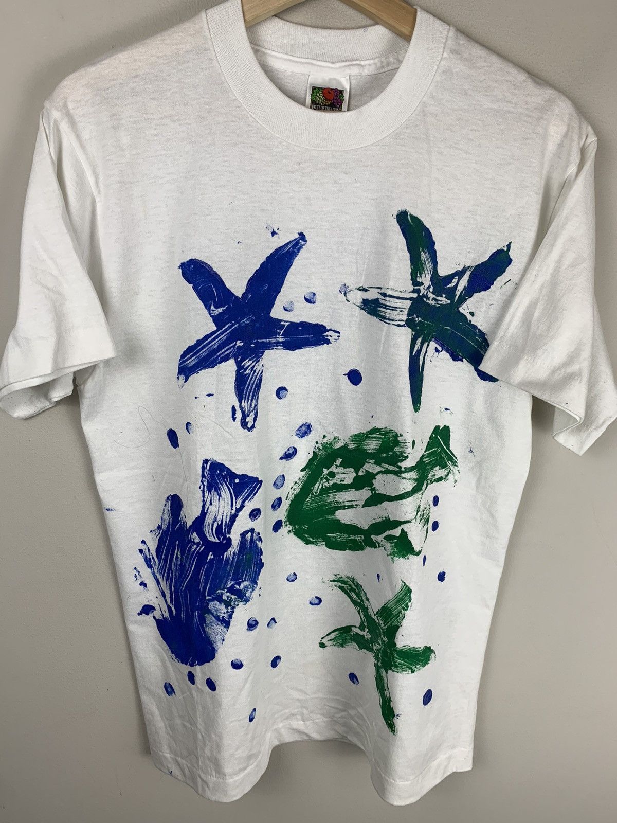 Vintage Vintage Seaworld Finger Paint Tee Size US M / EU 48-50 / 2 - 1 Thumbnail