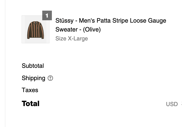 Stussy Stussy / Patta Striped Loose Gauge Sweater | Grailed