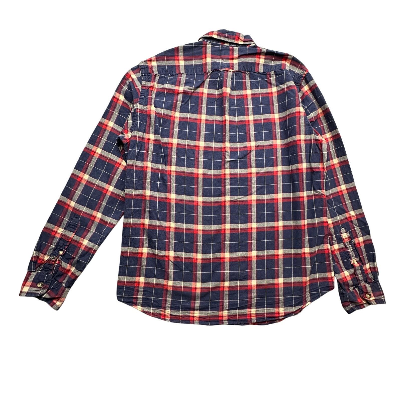 J.Crew J. Crew Mens Oxford Shirt Large Slim Blue Button Down Plaid Size US L / EU 52-54 / 3 - 7 Thumbnail