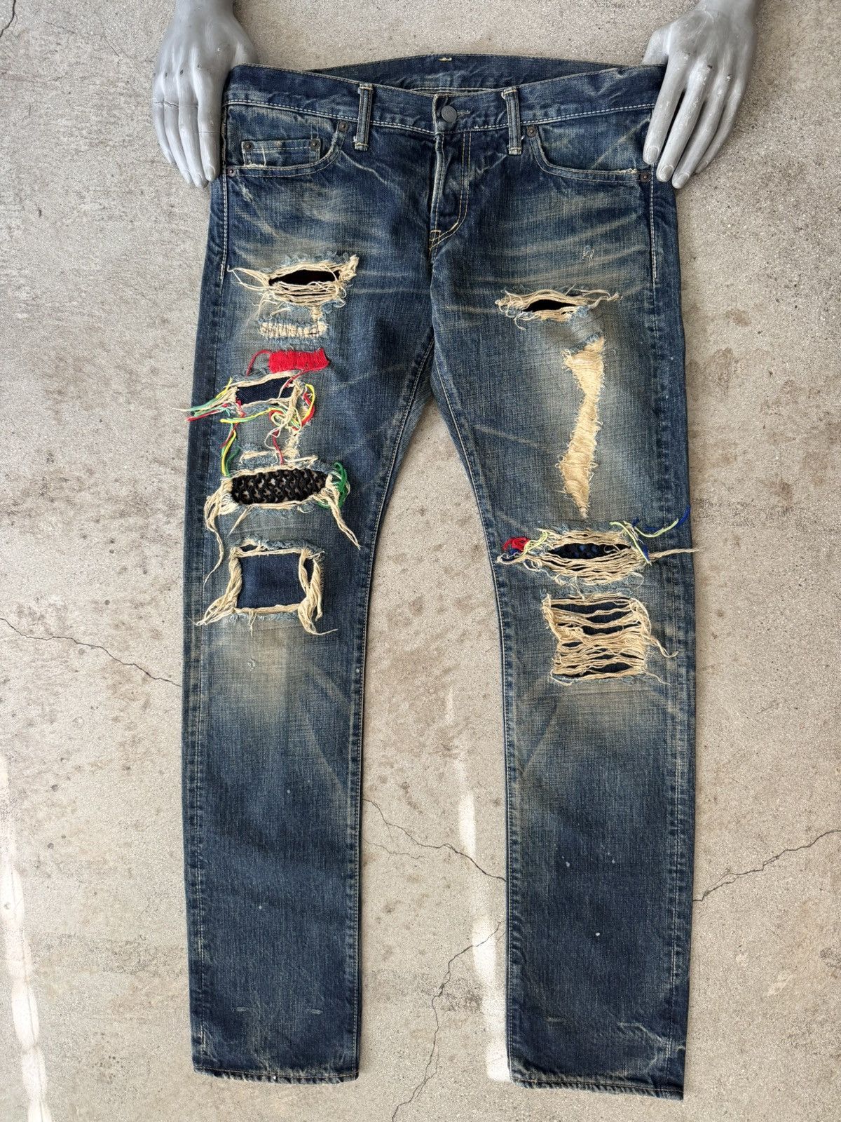 Hysteric Glamour HYSTERIC GLAMOUR ARCHIVE REPAIR PATCH YARN THRASH 