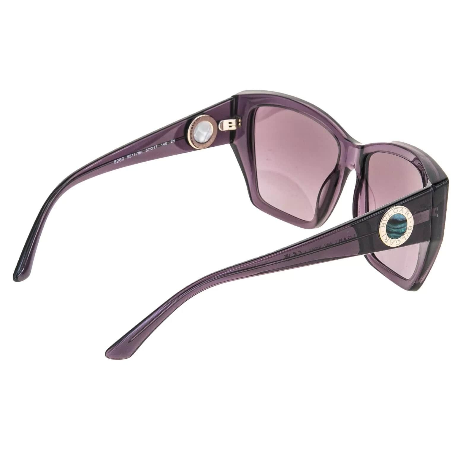 Bvlgari BVLGARI COIN Violet Amethyst Of Logo Sunglasses BV8260 8260 Size ONE SIZE - 5 Thumbnail