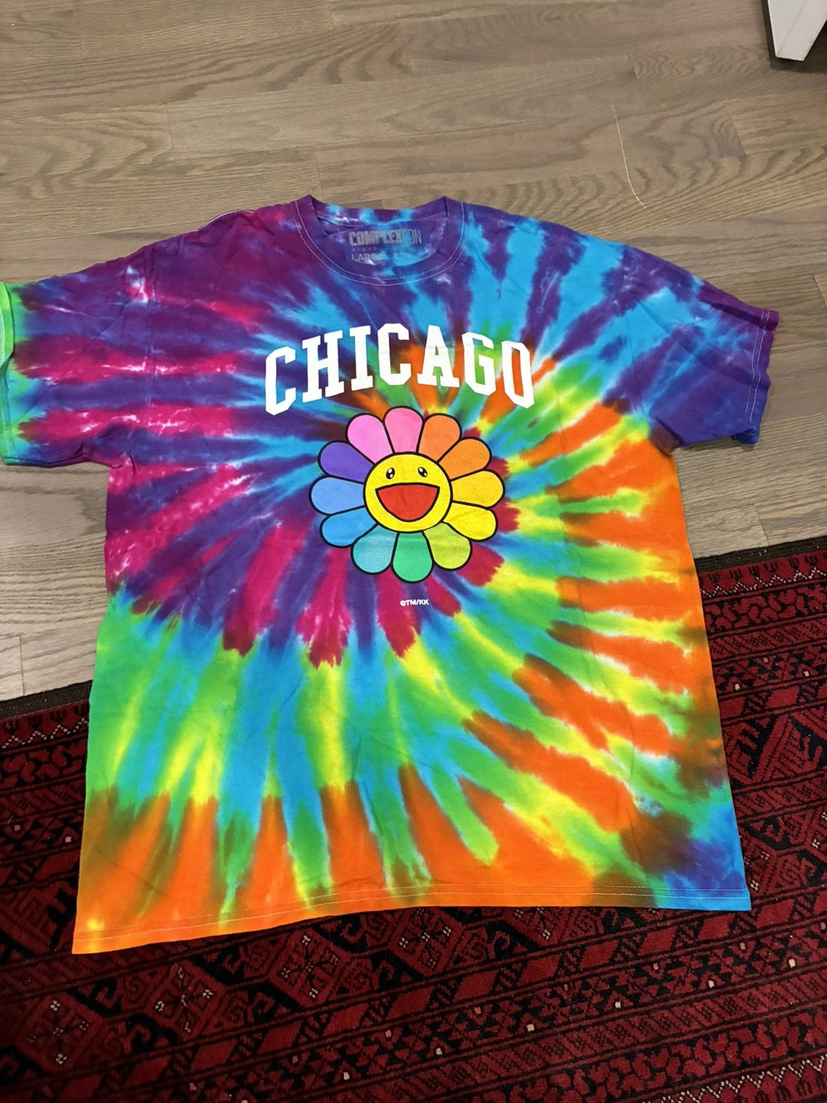 Takashi Murakami Chicago Complexcon Tie Dye 2017 T Shirt Size US L / EU 52-54 / 3 - 1 Thumbnail