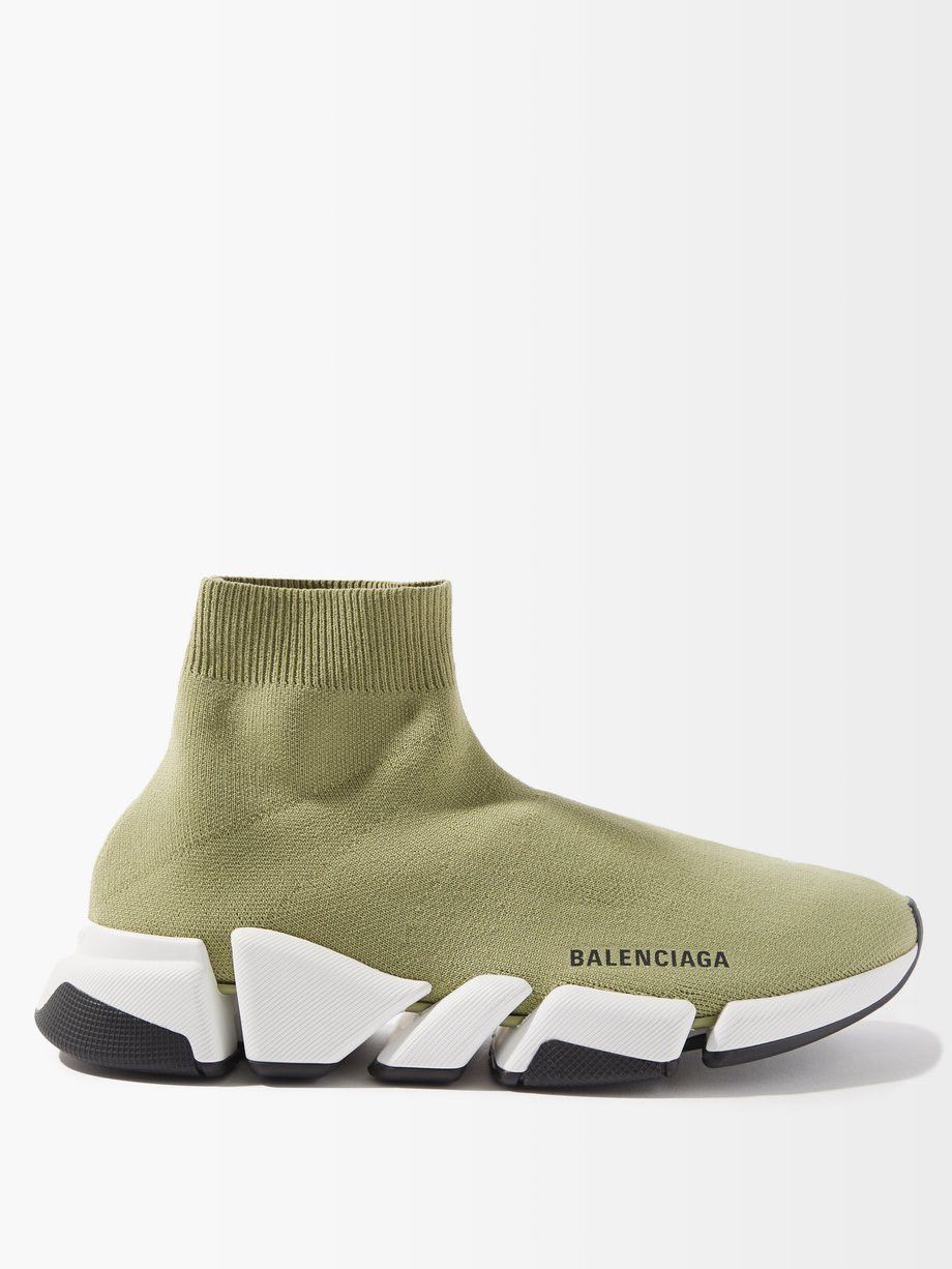 o1la1rc1a1123 Sneakers With Bicolor Sole in Dark Green