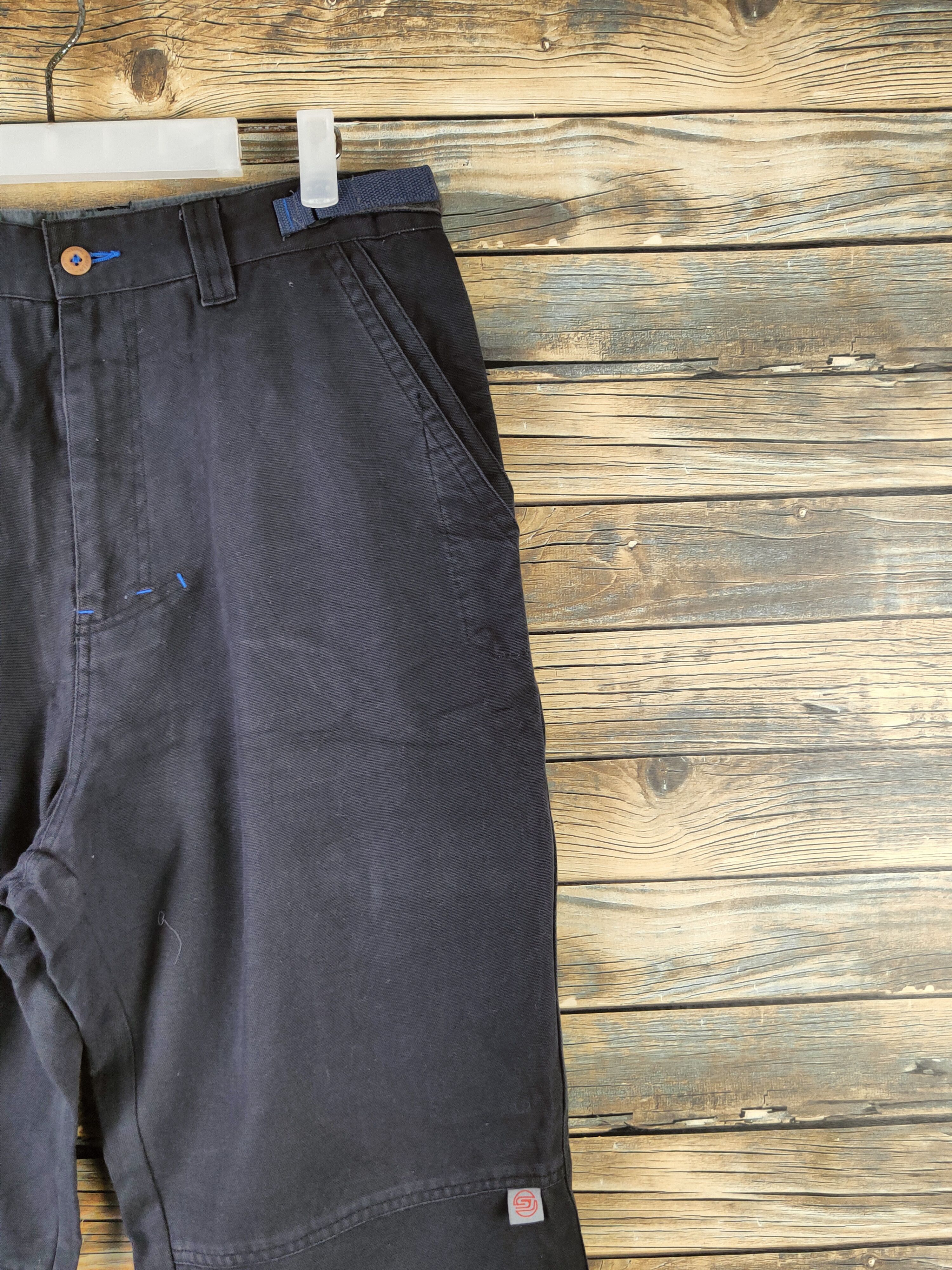 Japanese Brand DL Soljah Black Multipocket Tactical Cargo Pants #1964 Size US 32 / EU 48 - 7 Thumbnail