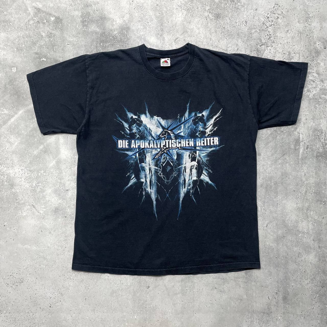 Band Tees × Vintage Vintage 2000s Die Apokalyptischen Reiter T Shirt Black XL Size US XL / EU 56 / 4 - 1 Thumbnail