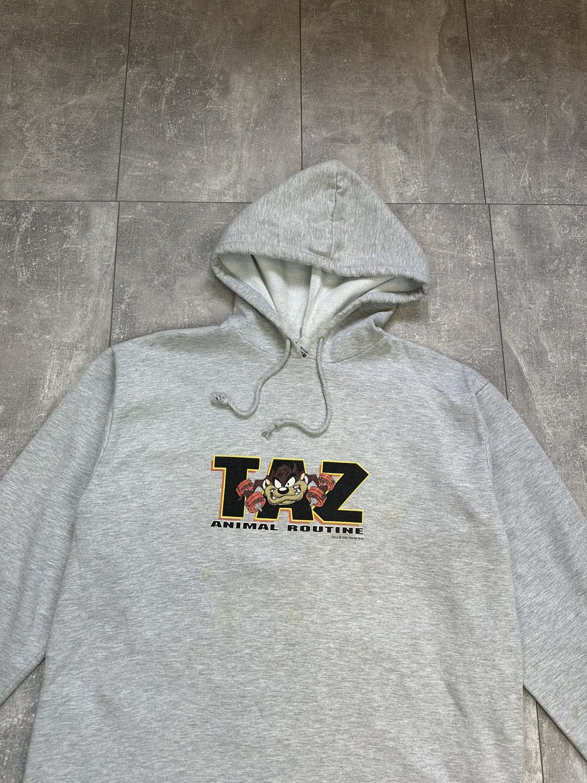 Other Men’s Taz 1999 movie hoodie streetwear vintage Size US L / EU 52-54 / 3 - 3 Thumbnail