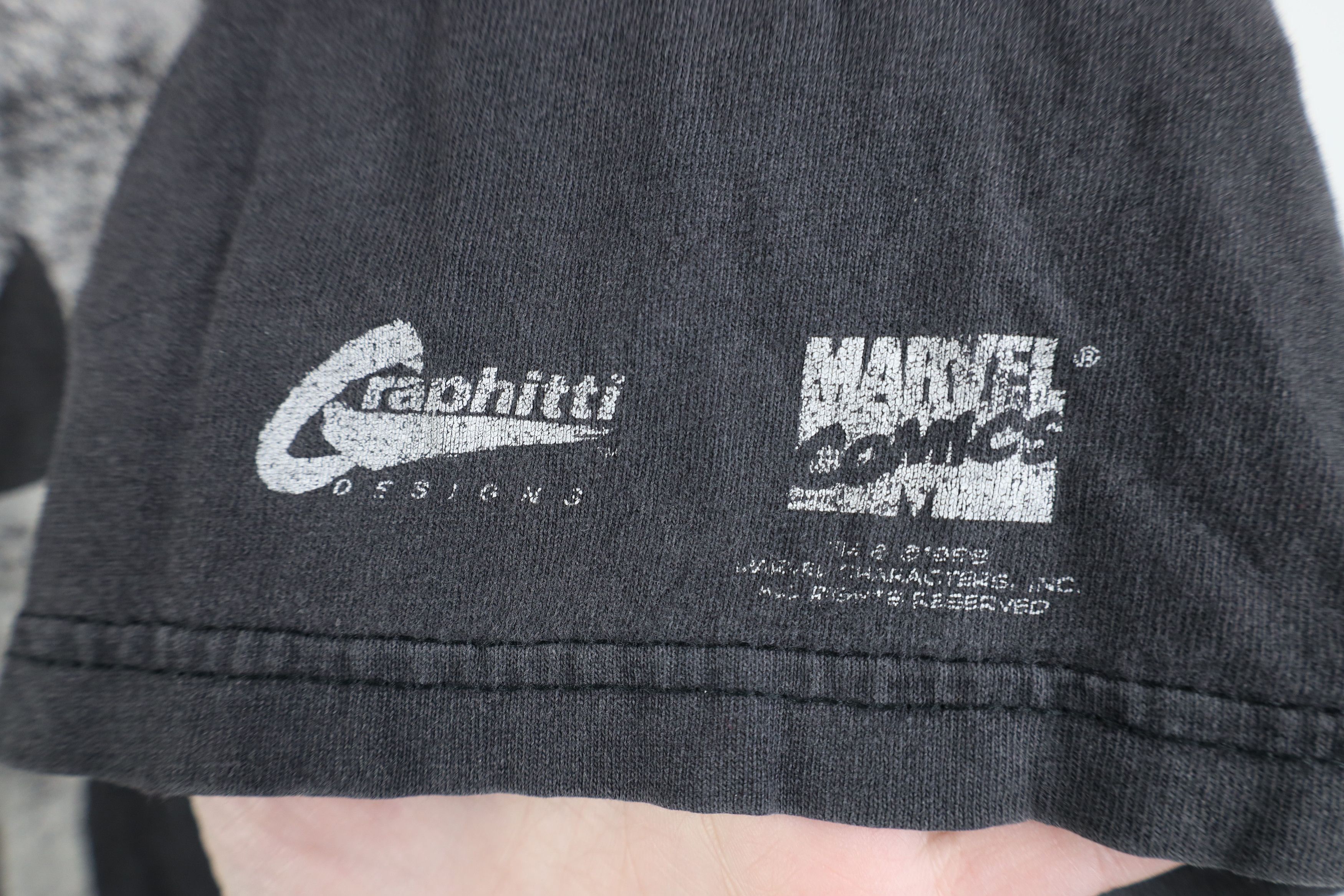 Vintage Vintage 90s Marvel Comics Punisher Short Sleeve T-Shirt Size US XL / EU 56 / 4 - 4 Thumbnail