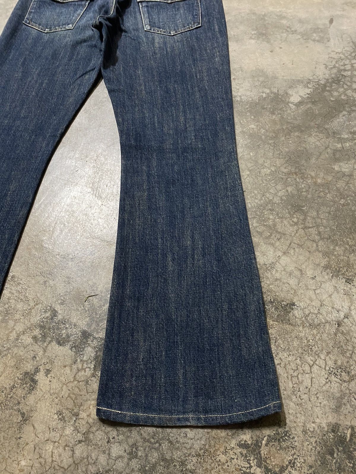 Hysteric Glamour × Japanese Brand Flare Jeans Japanese Rusty Sweet Camel Baggy Jeans Size US 31 - 4 Thumbnail