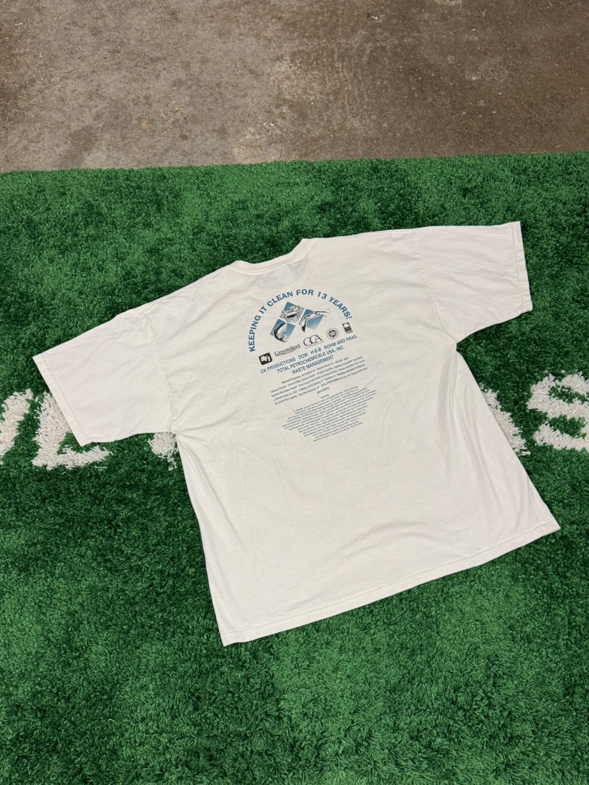 Vintage Vintage Gildan Trash Bash 2XL White Cartoon Logo Tee XXL Size US XXL / EU 58 / 5 - 4 Thumbnail