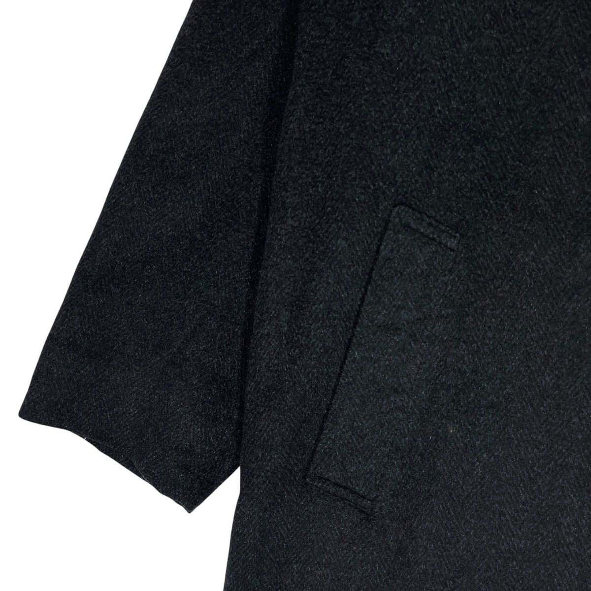 Japanese Brand Vintage L.E. Limited Edition 100% Cashmere Overcoat Black Size US L / EU 52-54 / 3 - 5 Thumbnail