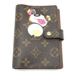 Louis Vuitton Notebook Cover Monogram Panda Agenda PM Brown Canvas Ladies  R20011