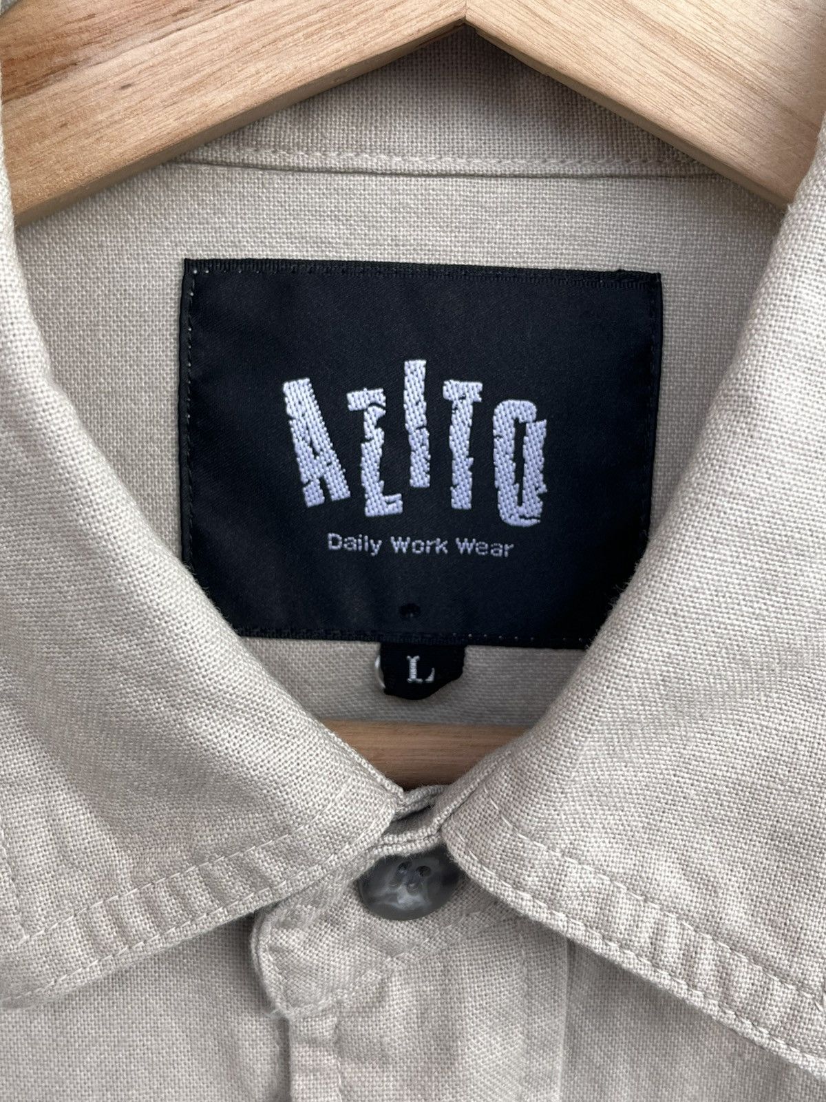 Azito Daily Workwear Overshirt w/ Double Knee Style Pocket