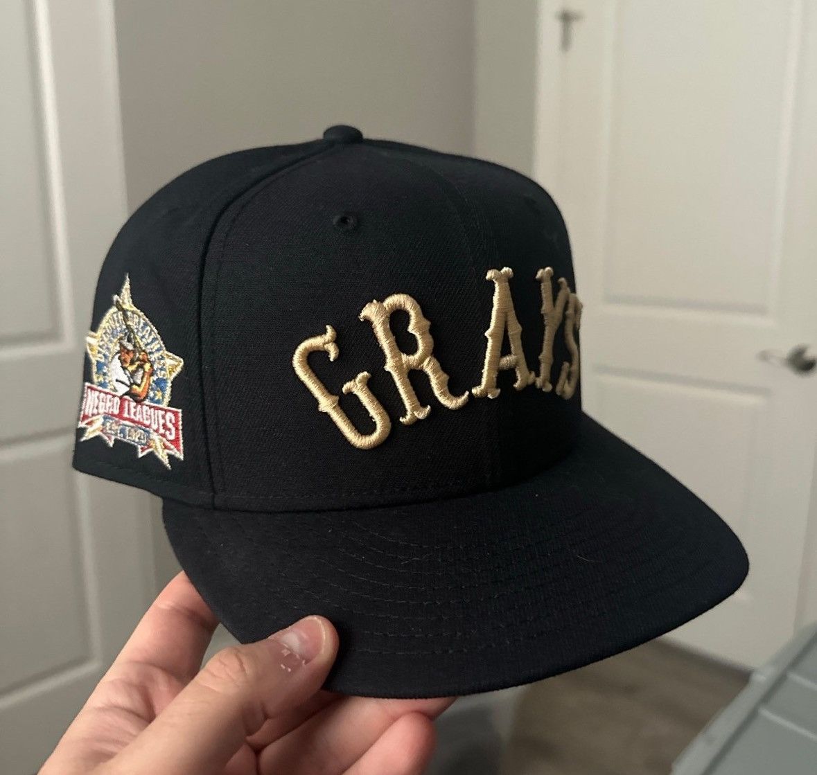 New Era New Era Homestead Grays Fitted Hat Size 38 - 1 Thumbnail