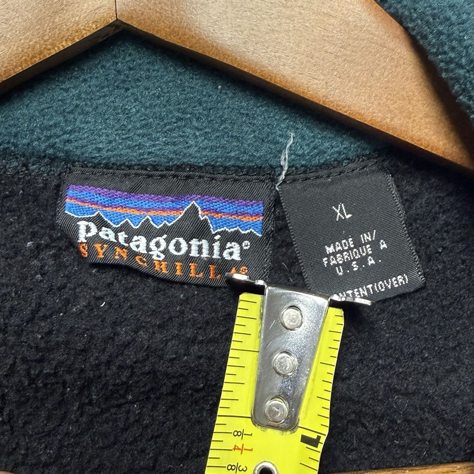 Patagonia Vintage Patagonia Synchilla Vest Mens XL Black Fleece Full Z Size US XL / EU 56 / 4 - 9 Thumbnail