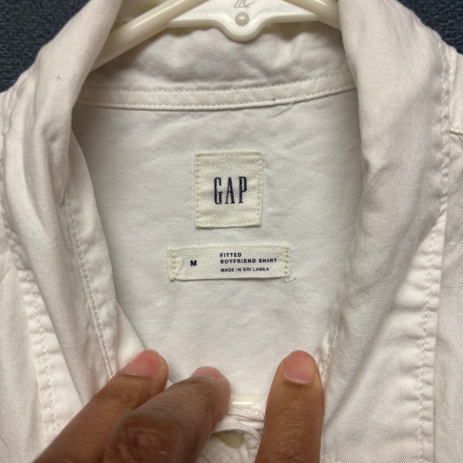 Gap GAP Blouse Tie Front Button Down Fitted Boyfriend Shirt Size M / US 6-8 / IT 42-44 - 5 Thumbnail