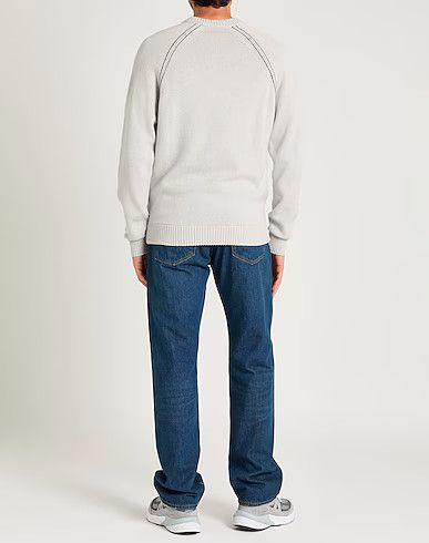 Loro Piana o1w1db10724 Cashmere Jumpers in Light Grey Size US XL / EU 56 / 4 - 2 Thumbnail