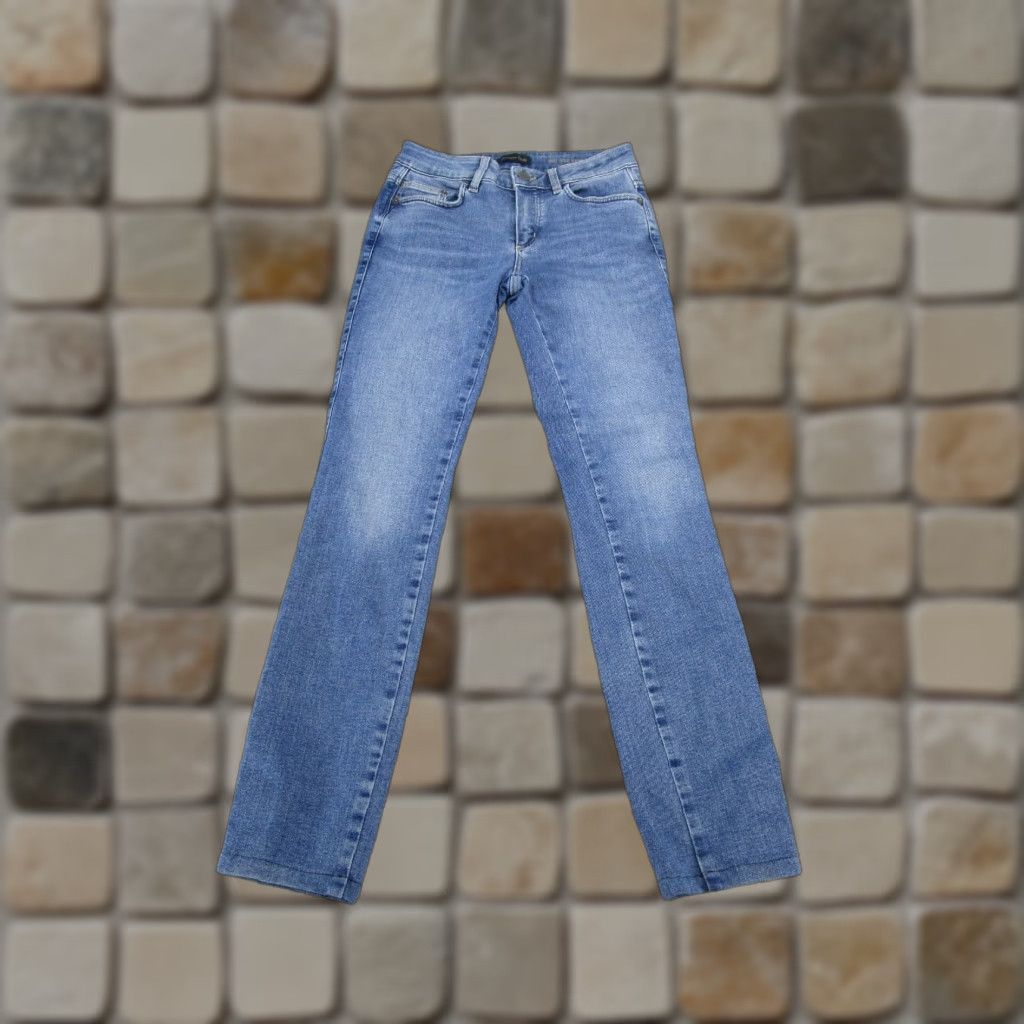 Massimo Dutti Massimo Dutti Jeans Womens 2 Medium Light Wash Denim Skinny Size 26" / US 2 / IT 38 - 1 Thumbnail