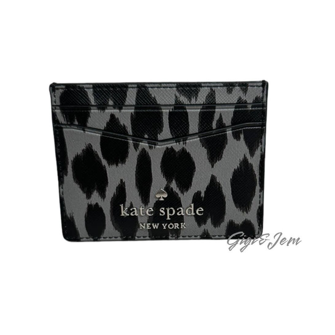 Kate Spade Kate Spade Staci Small Slim Card Holder Spotted animal print Size ONE SIZE - 1 Thumbnail