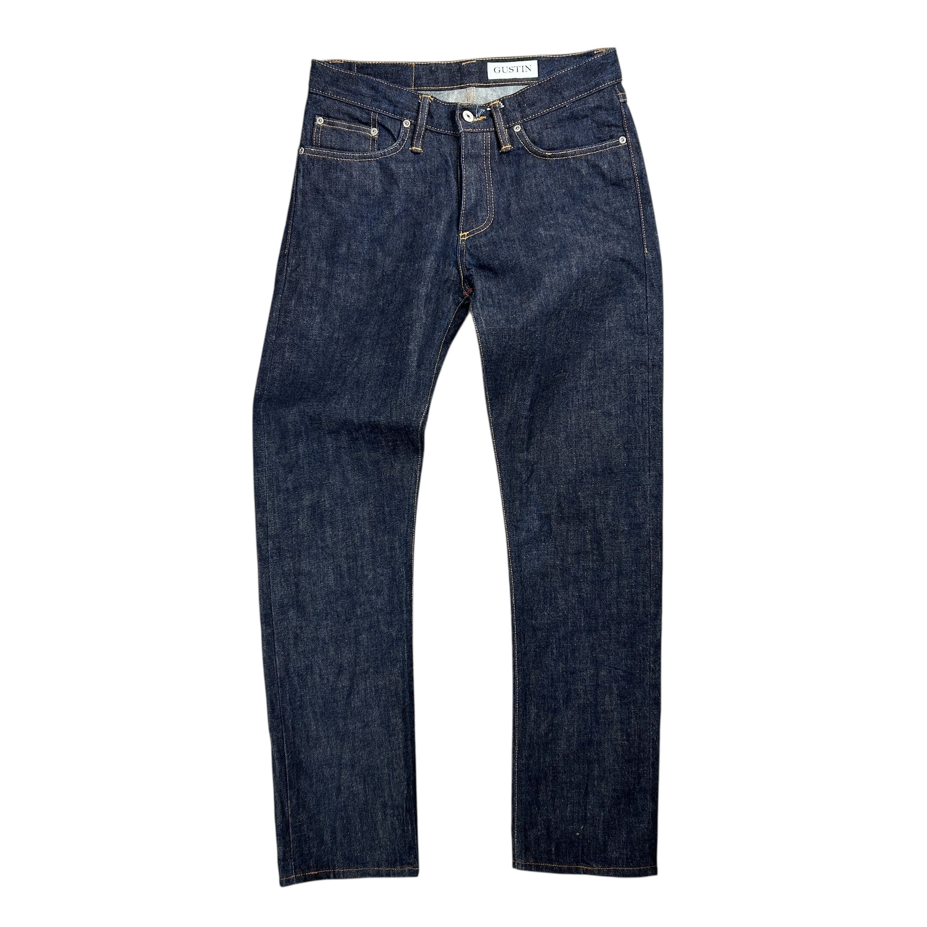 Gustin Gustin California Slim Raw Selvedge Denim Jeans Blue 31 Size US 31 - 1 Thumbnail