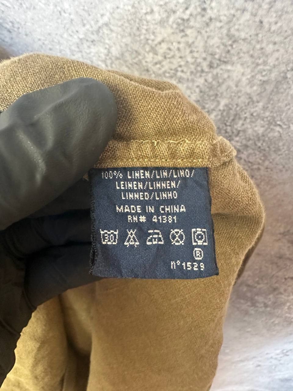 Ralph Lauren Ralph Lauren 100% Linen Vintage Military Sunfaded Shirt LS Size M / US 6-8 / IT 42-44 - 12 Thumbnail