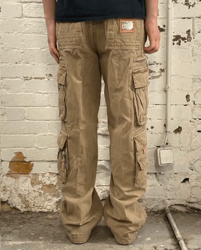 Dolce & Gabbana AW2006 Dolce & Gabbana Beige Cotton Multi-Pocket Cargo Pants Size US 28 / EU 44 - 5 Thumbnail
