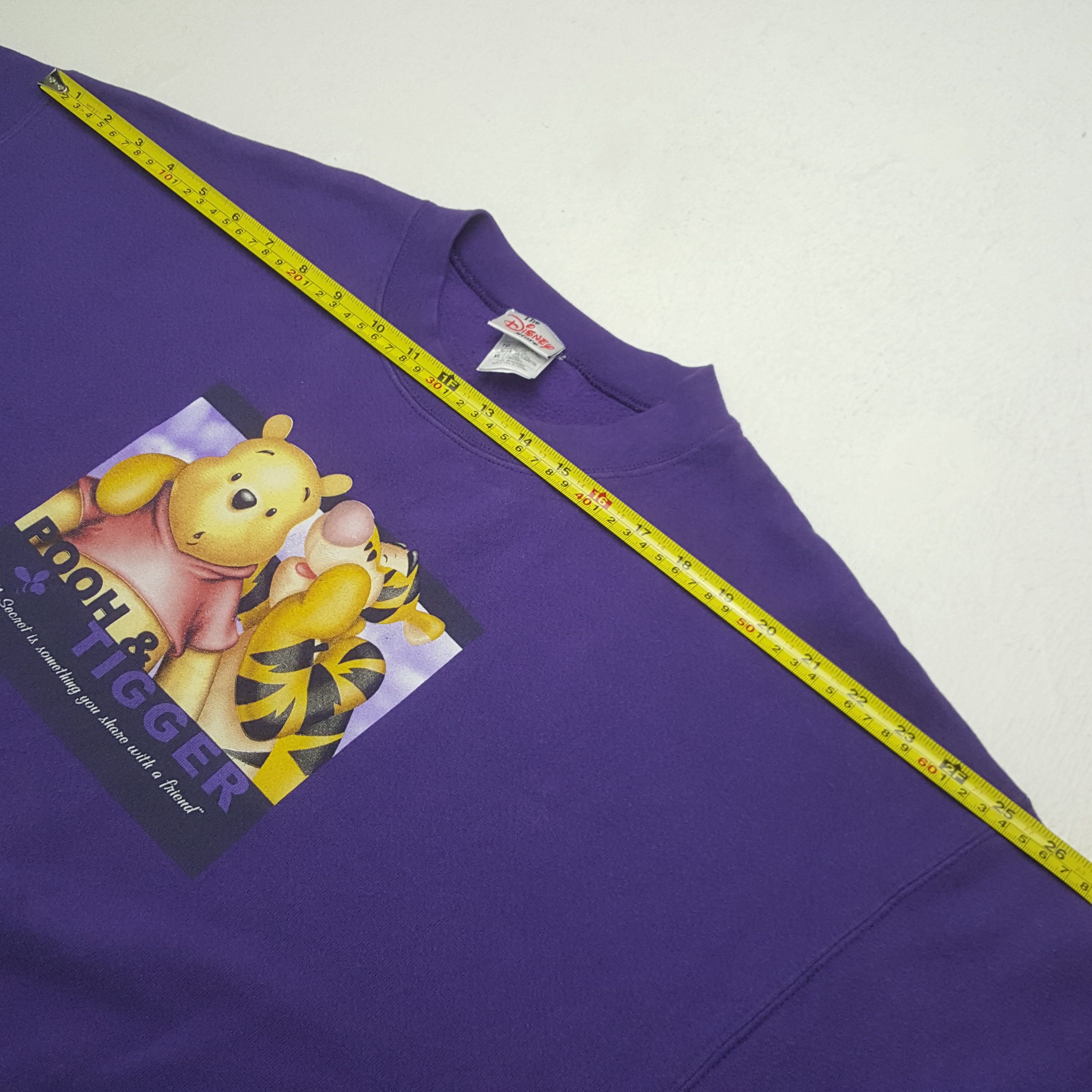 Disney Vintage Pooh & Tigger Cartoon Character Sweatshirt RR7 Size US L / EU 52-54 / 3 - 5 Thumbnail