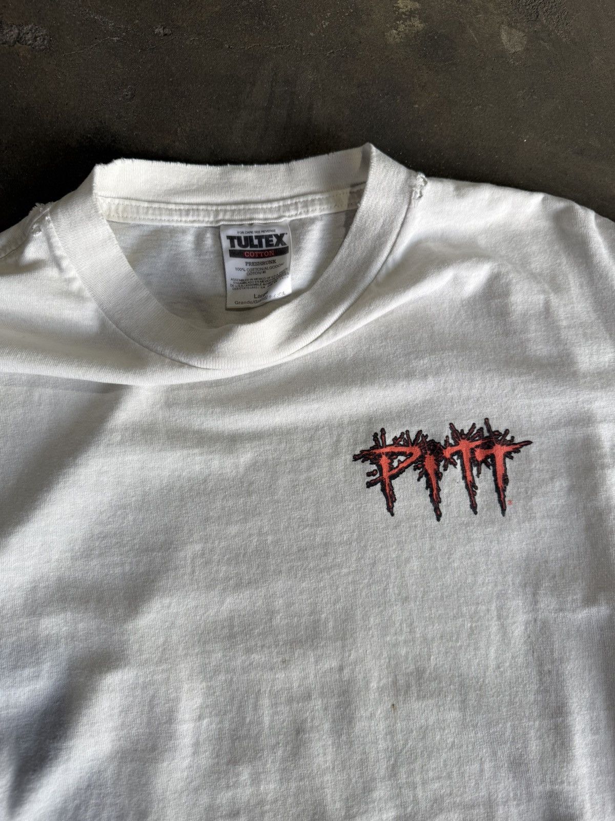 Tultex 1997 Pitt “Mosh Pitt” Full Blood Studios Comic Tee Size US L / EU 52-54 / 3 - 7 Thumbnail
